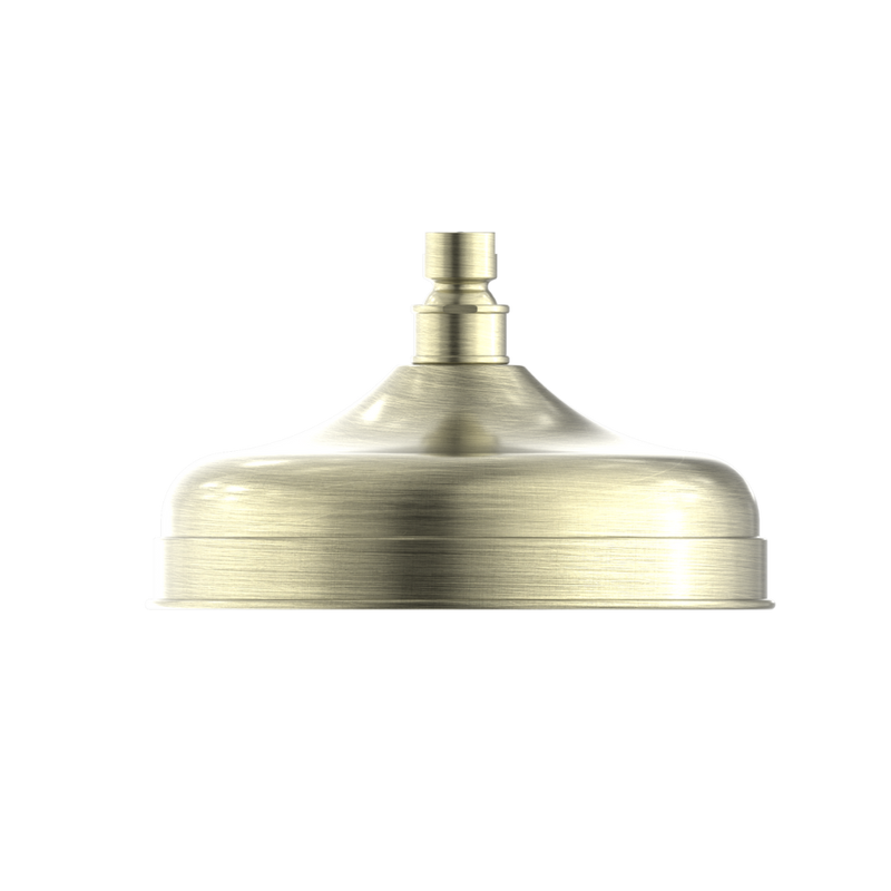 York Shower Head 200mm Aged Brass