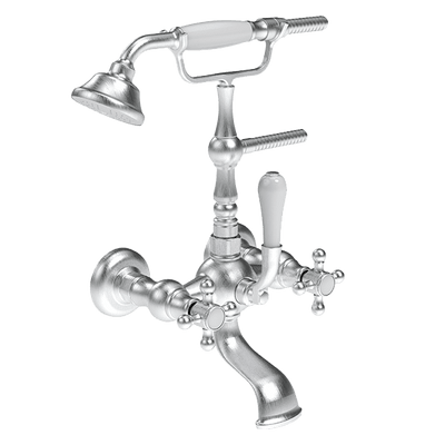 Armando Vicario Provincial Wall Mounted Bath Filler Brushed Nickel