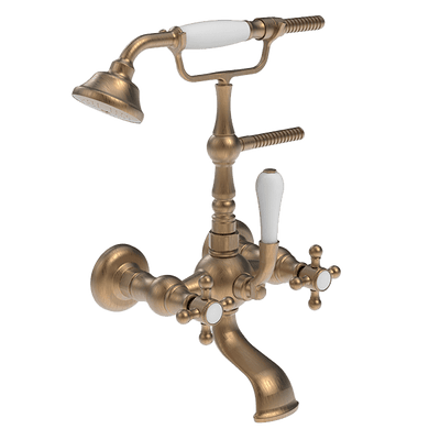 Armando Vicario Provincial Wall Mounted Bath Filler Bronze