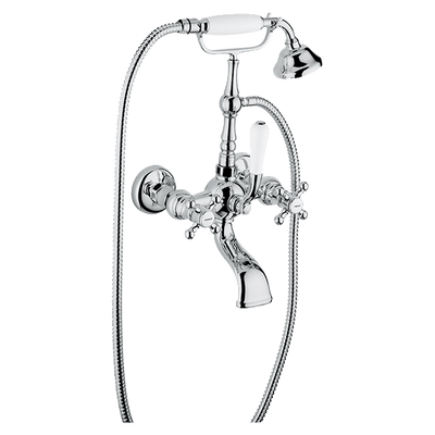 Armando Vicario Provincial Wall Mounted Bath Filler Chrome
