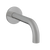 Armando Vicario Piazza Wall Mounted Bath Spout Round 202mm Brushed Nickel