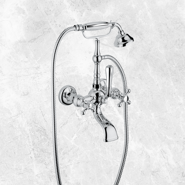 Armando Vicario Provincial Wall Mounted Bath Filler Chrome