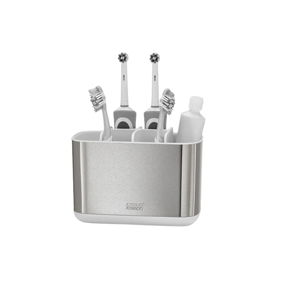 EasyStore Steel Large Toothbrush Holder