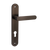 Zanda Duke Longplate Handle Lever Set With Euro Cut Out Ember Bronze