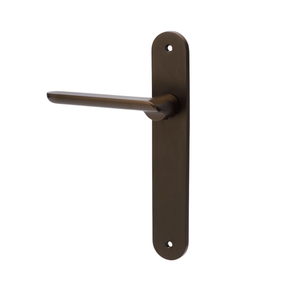 Zanda Regent Longplate Handle Dummy Set Ember Bronze