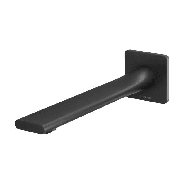 Phoenix Teel Wall Basin Outlet 200mm Matte Black