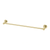 Phoenix Radii Single Towel Rail 600mm Round Plate Brushed Gold