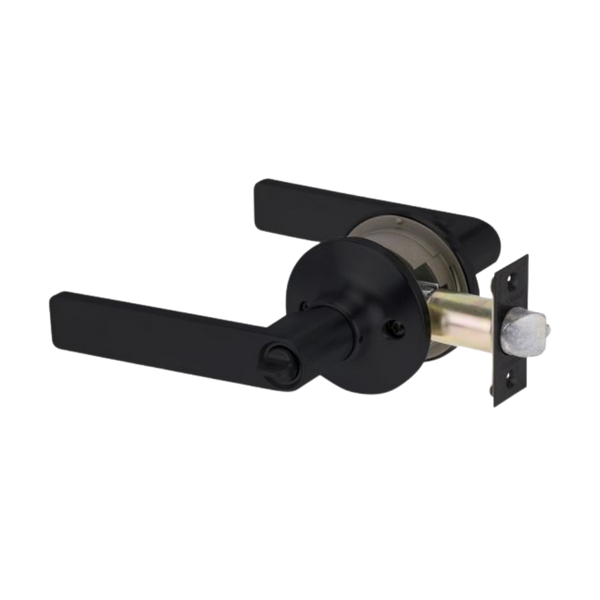 Lockwood Symmetry Entrance Set Lever 3 TP Matte Black