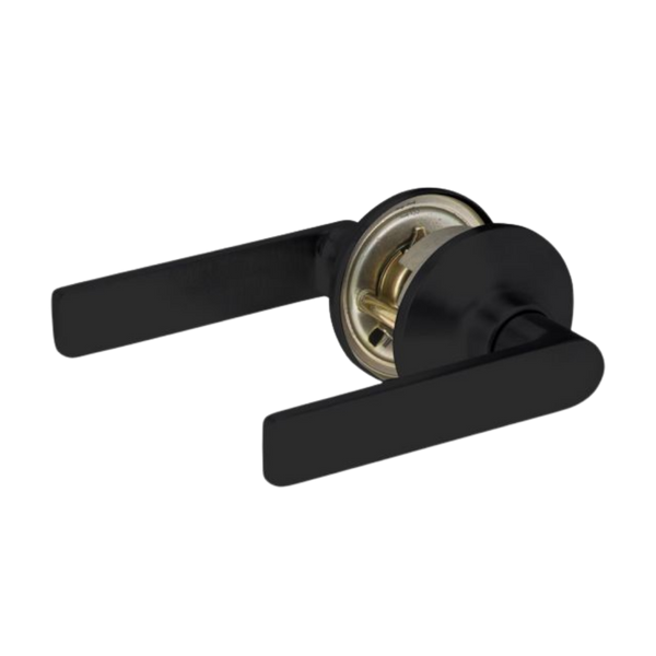 Lockwood Symmetry Passage Set Lever 3 TP Matte Black