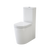 Caroma Liano Cleanflush Easy Height Wall Faced Toilet Suite with Double Flap Seat White