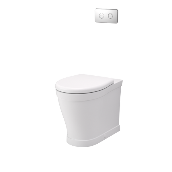 Caroma Riviere Cleanflush Invisi Series II Wall Faced Suite Matte White