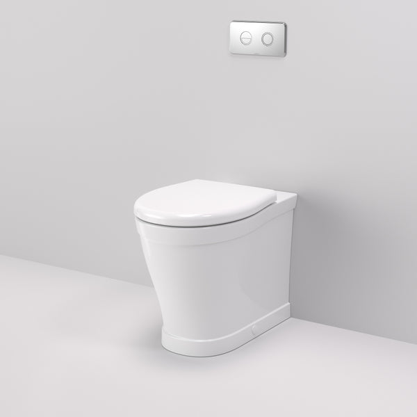 Caroma Riviere Cleanflush Invisi Series II Wall Faced Suite White