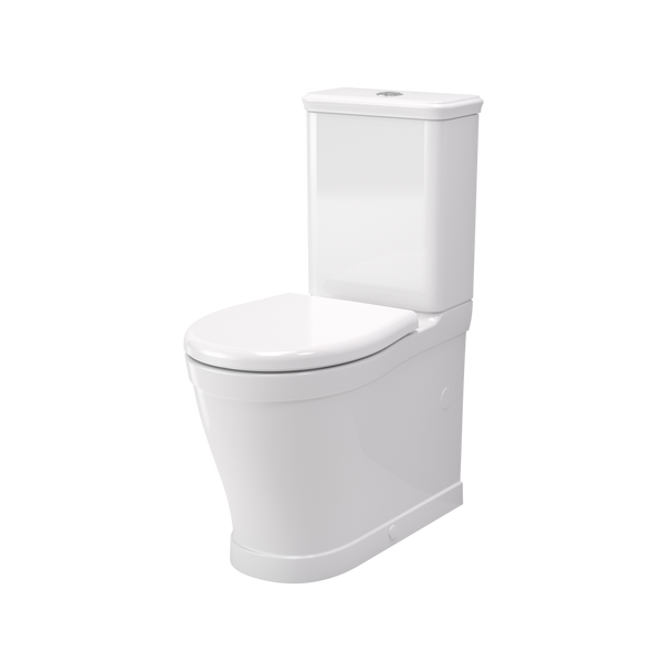 Caroma Riviere Cleanflush Wall Faced Close Coupled Toilet Suite White