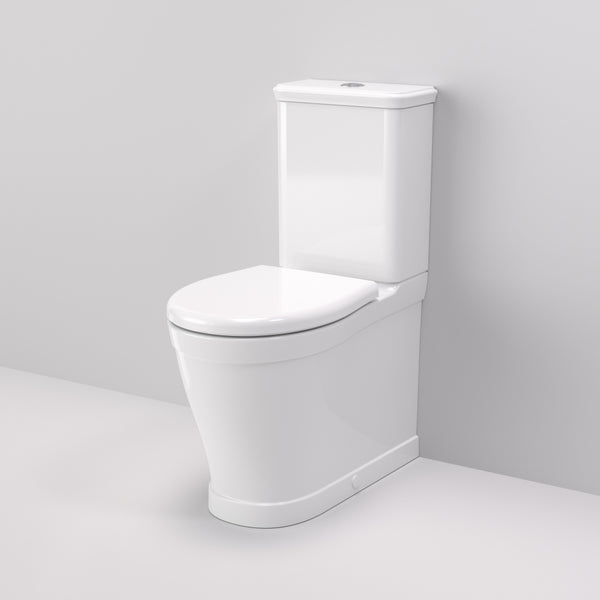 Caroma Riviere Cleanflush Wall Faced Close Coupled Back Entry Suite White