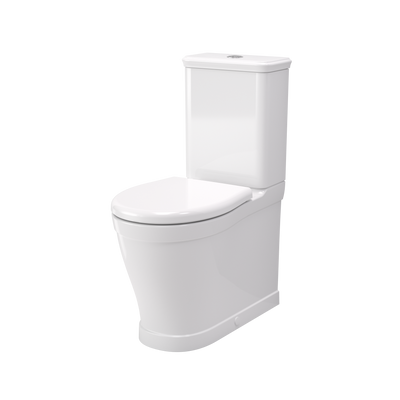 Caroma Riviere Cleanflush Wall Faced Close Coupled Back Entry Suite White