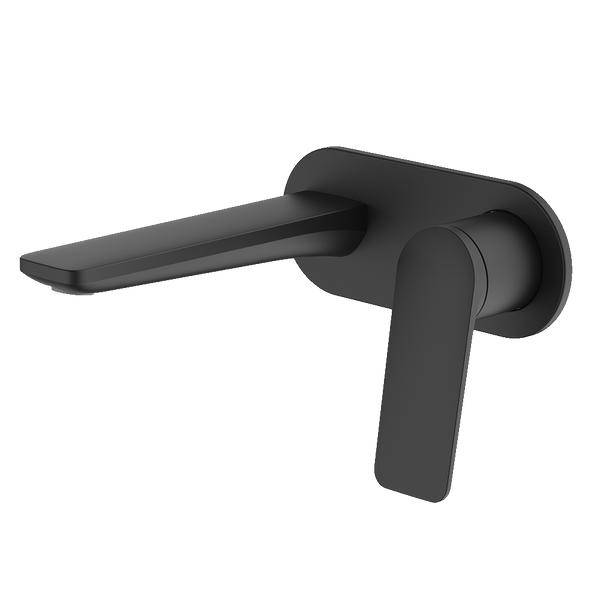 Gareth Ashton Vela Wall Set With 165mm Wall Spout Black