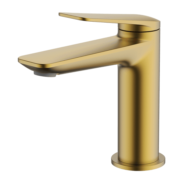 Gareth Ashton Vela Basin Mixer Brushed Brass
