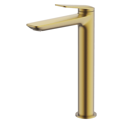 Gareth Ashton Vela High Basin Mixer Brushed Brass