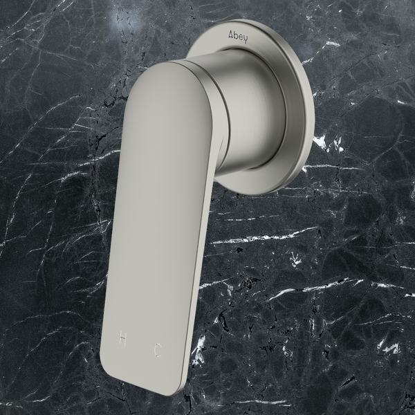 Abey Vela Shower Mixer (Trim Kit Only) Brushed Nickel Lead Free