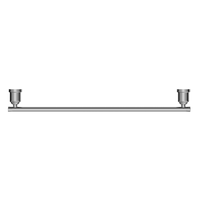 York Single Towel Rail 600mm Chrome