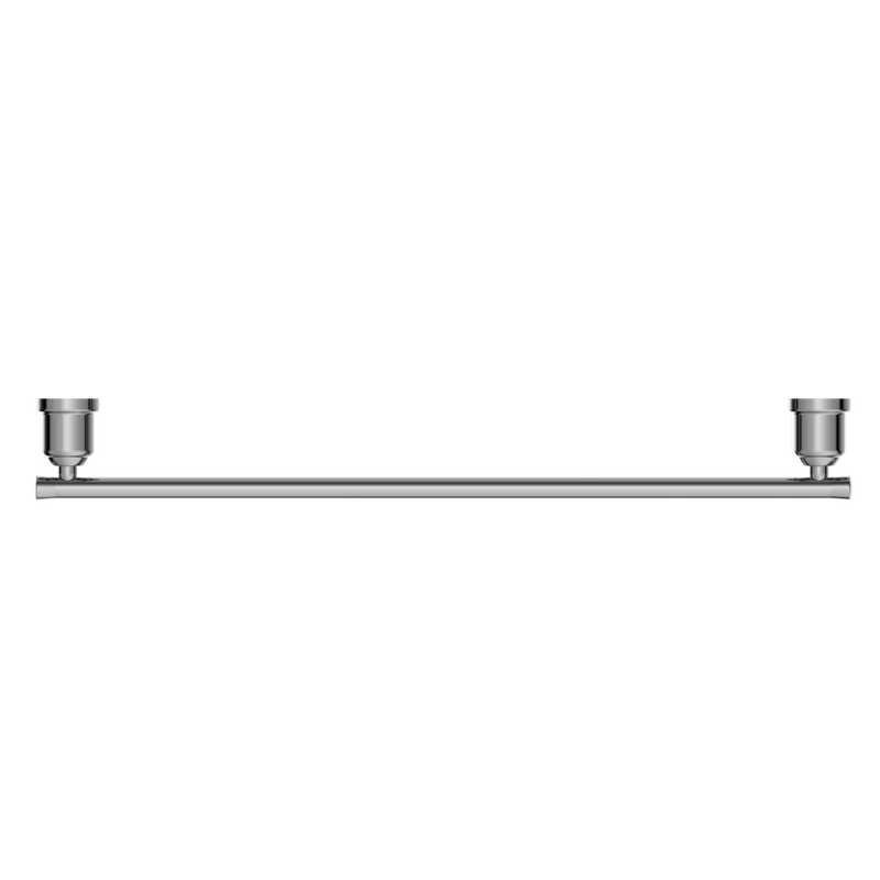 York Single Towel Rail 600mm Chrome