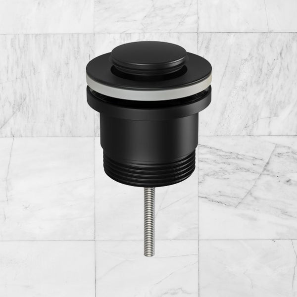 Phoenix 40mm Flat Pop Up Universal Waste Matte Black