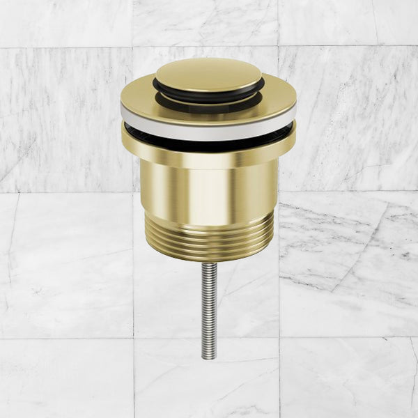 Phoenix 40mm Flat Pop Up Universal Waste Brushed Gold