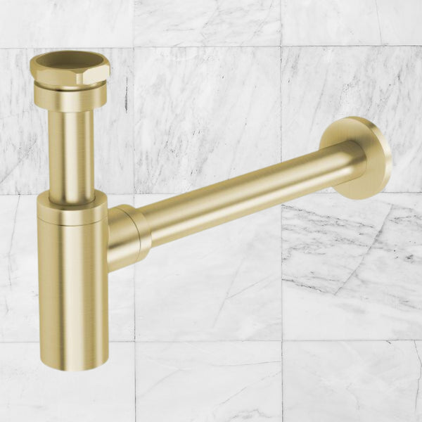 Phoenix 40mm Bottle Trap Brushed Gold