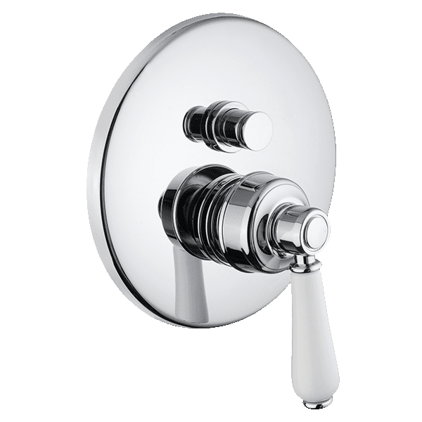 Armando Vicario Provincial Wall Mounted Diverter Mixer Chrome