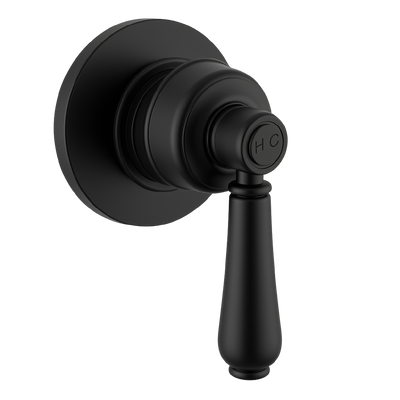 Armando Vicario Provincial Shower Wall Mixer (Trim Kit Only) Black Lead Free
