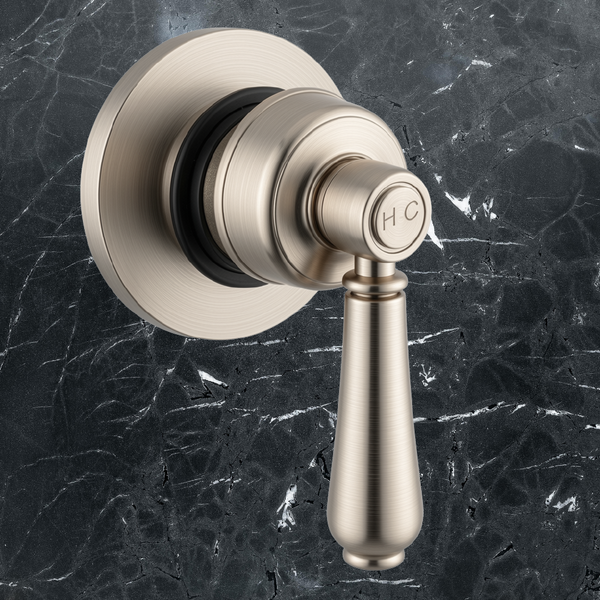 Armando Vicario Provincial Shower Wall Mixer (Trim Kit Only) Brushed Nickel Lead Free