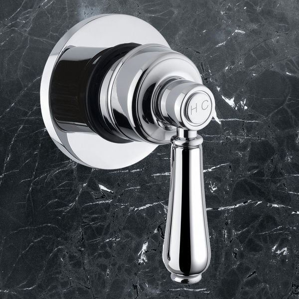 Armando Vicario Provincial Shower Wall Mixer (Trim Kit Only) Chrome Lead Free