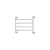 Fienza Lillian Heated Towel Rail 600 x 450mm Chrome