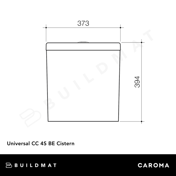 Caroma Universal CC 4S BE Cistern White