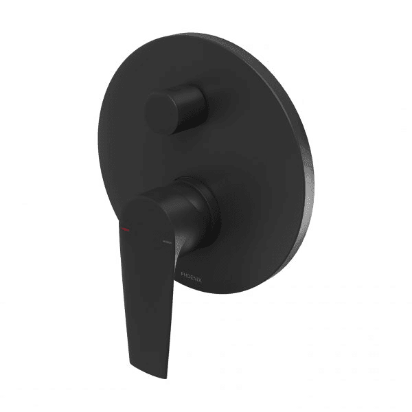 Arlo Shower / Bath Diverter Mixer Trim Kit Only Matte Black