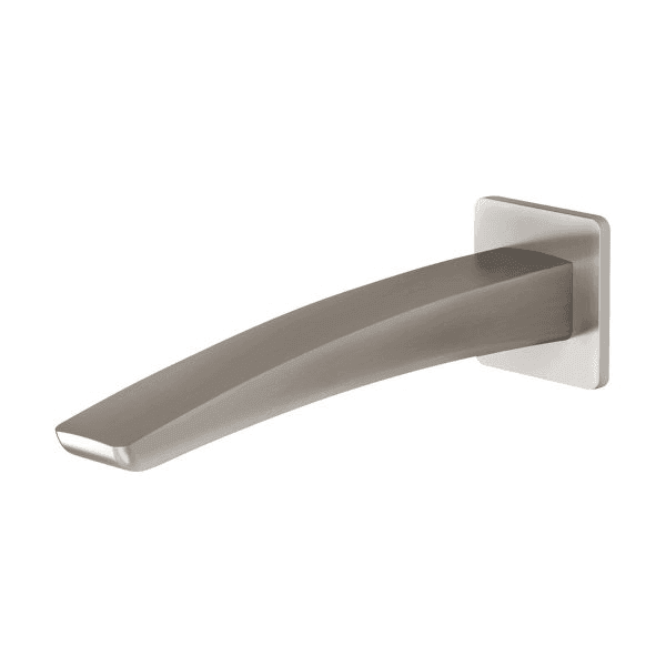 Rush Wall Basin Outlet 180mm Brushed Nickel