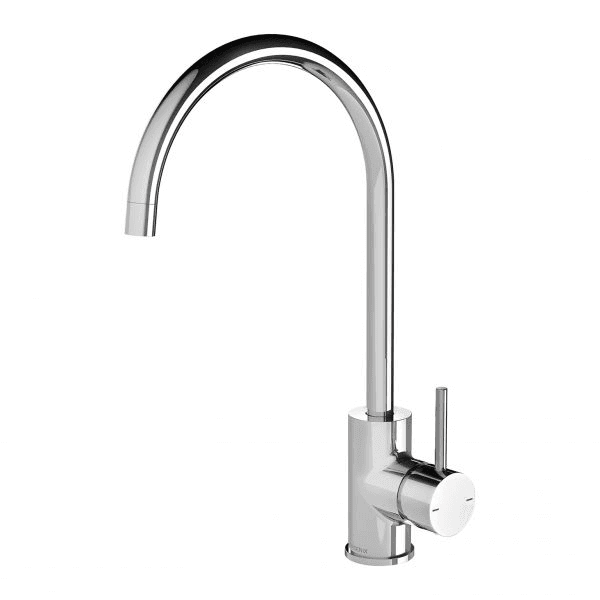 Pina Sink Mixer 200mm Gooseneck Chrome