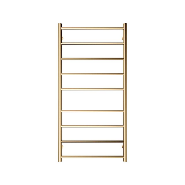 Fienza Isabella Heated Towel Rail 600 x 1200mm Urban Brass