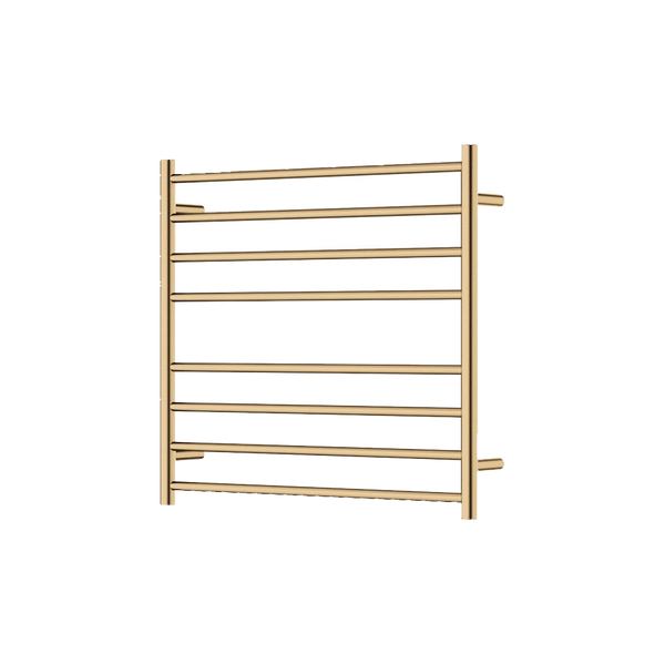 Fienza Isabella Heated Towel Rail 750 x 700mm Urban Brass