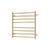 Fienza Isabella Heated Towel Rail 750 x 700mm Urban Brass