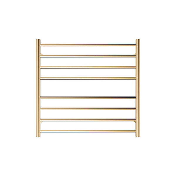 Fienza Isabella Heated Towel Rail 750 x 700mm Urban Brass