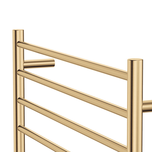 Fienza Isabella Heated Towel Rail 750 x 700mm Urban Brass