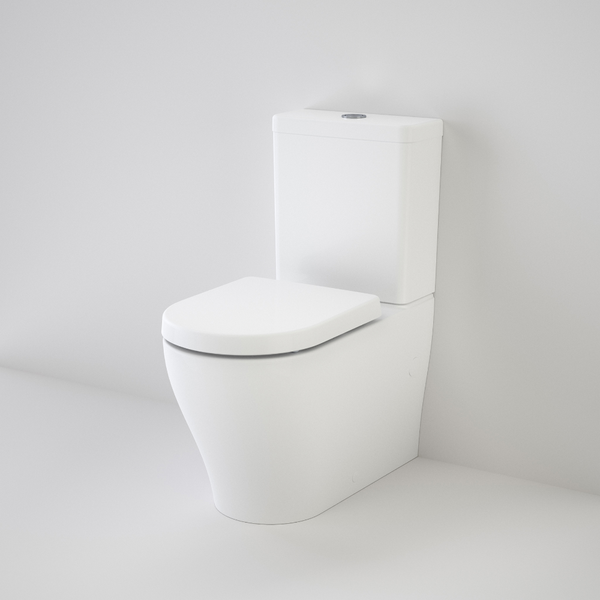 Caroma Luna Wall Faced Toilet Suite (Back Entry) White