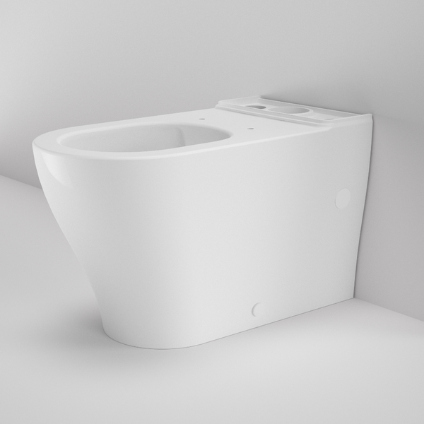 Caroma Luna Cleanflush Wall Faced Close Coupled Pan And Uni-Orbital Connector White