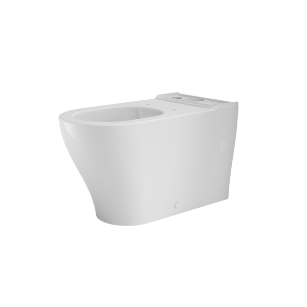 Caroma Luna Cleanflush Wall Faced Close Coupled Pan And Uni-Orbital Connector White