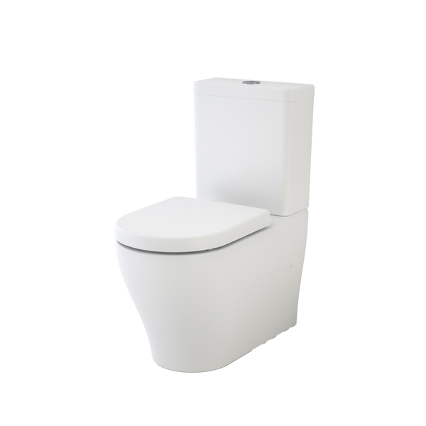 Caroma Luna Cleanflush Rimless BTW Toilet Suite (Bottom Inlet)