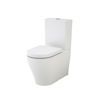 Caroma Luna Cleanflush Rimless BTW Toilet Suite (Bottom Inlet)