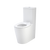 Caroma Care 660 Ambulant Cleanflush Easy Height (Back Entry) Suite with Single Flap Seat White