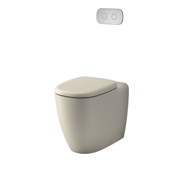 Caroma Contura II Cleanflush Invisi Series II Wall Faced Suite Clay