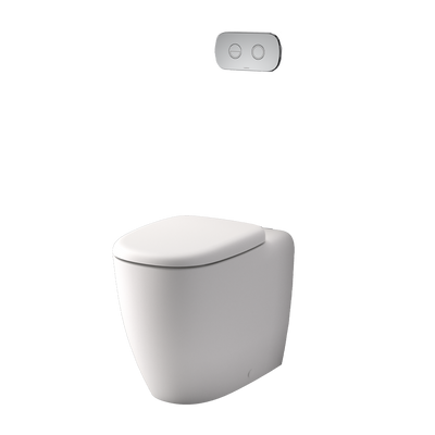 Caroma Contura II Cleanflush Invisi Series II Wall Faced Suite Matte White